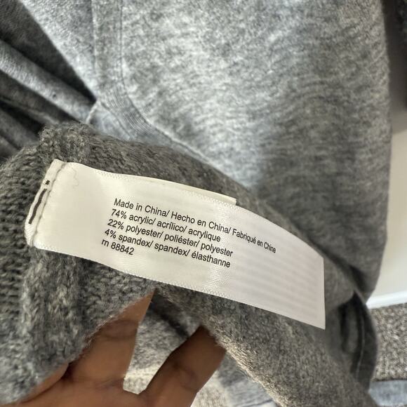 ELOQUII Sweater Wrap Maxi Dress in Heather gray women’s 18/20 soft comfy - Picture 9 of 10